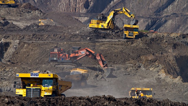 mining excavation site